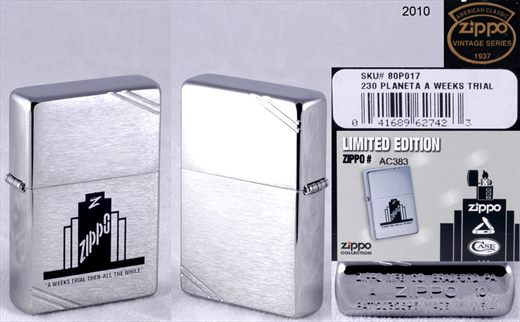Zippo - 2010-A Limited Edition AC383 - A Week Trial
