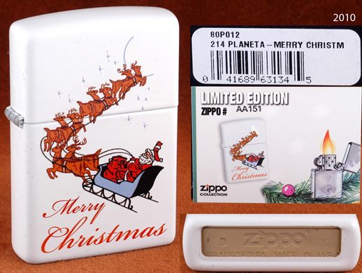 Zippo - 2010-D Limited Edition AA151 - Merry Christmas