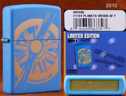 Zippo - 2010-G Limited Edition AAA270 - Origin of Flight