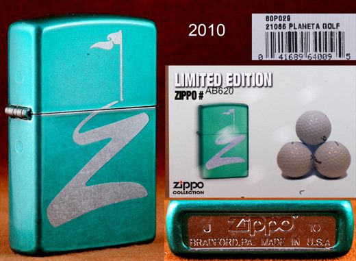 Zippo - 2010-J Limited Edition AB620 - Golf