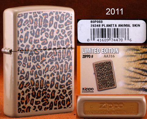 Zippo - 2011-E Limited Edition AA316 - Animal Skin