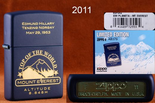Zippo - 2011-E Limited Edition AB379 - Mount Everest