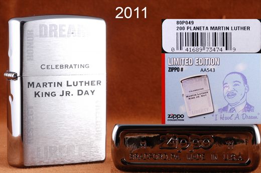 Zippo - 2011-H Limited Edition AA543 - Martib Luther King