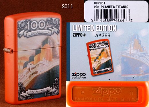 Zippo - 2011-K Limited Edition AA388 - Titanic