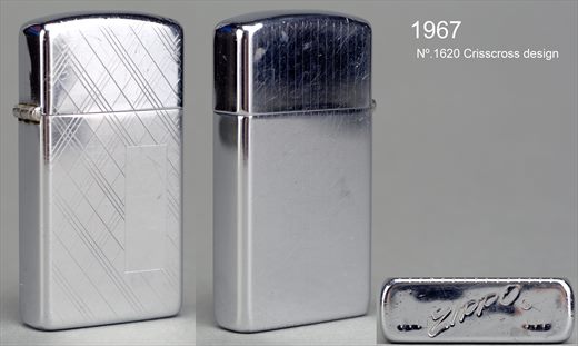 Zippo - 1967 Crisscross design