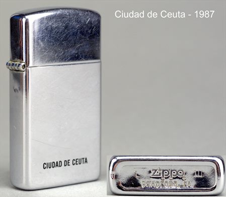 Zippo - 1987 - Ciudad de Ceuta