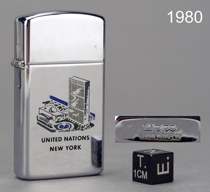 Zippo 1980-United Nations - New York slim