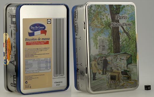 Lidl - Biscoitos de Massa (Paris Notre Dame) 315g 2019