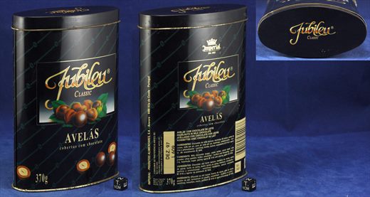 Jubileu Classic Avelas cobertas com chocolate 370g