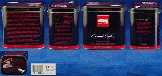 Illy caffe LEspresso Ground Coffee 125g 1997