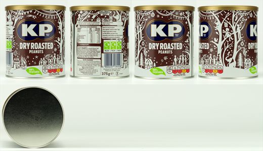 KP dry roasted peanuts 375g