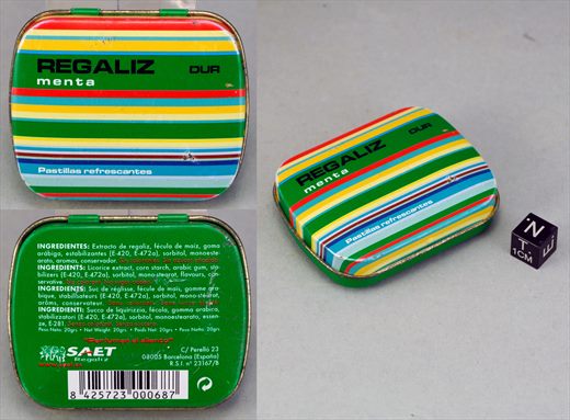 Regaliz menta 20g