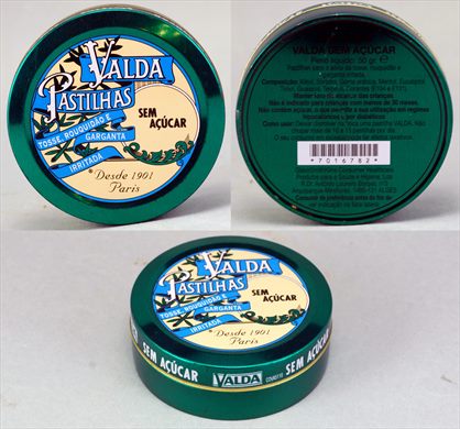Valda Pastilhas 50g