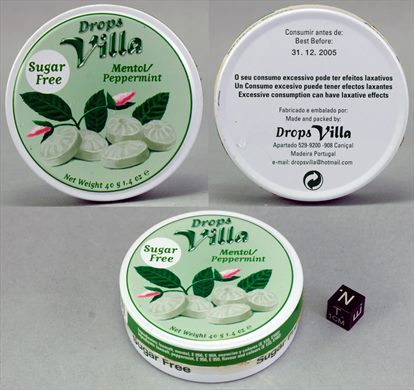 Villa Mentol-Peppermint sugar free 40g