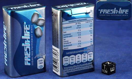 Fresh life suger free peppermint mints 25g