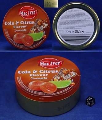 Mac Iver Cola and Citrus Flavour Sweets 200g 2018