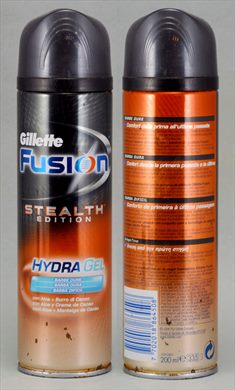 Gillete Fusion Stealth Edition Hydra Gel 200ml