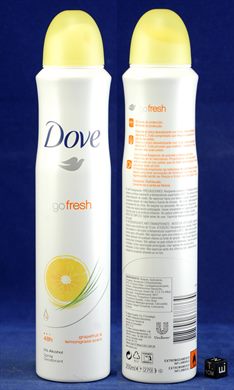 Dove Go Fresh grapefruit and lemongrass scent 48h 200ml