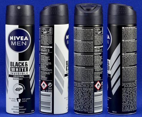 Nivea men black and white 48H 150ml