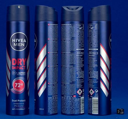 Nivea Men Dry Impact plus 72H 200ml