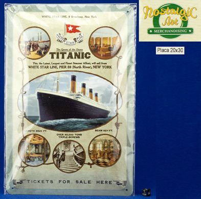 White Star Line - Titanic (Nostalgic Art 20x30)