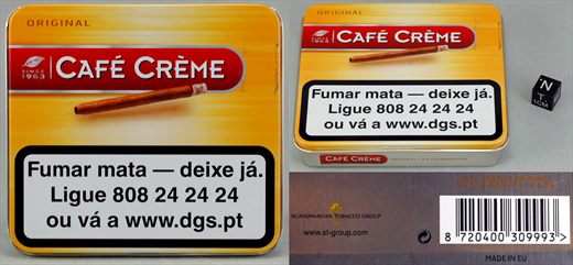 Cafe Creme Original 20 cigarrilhas