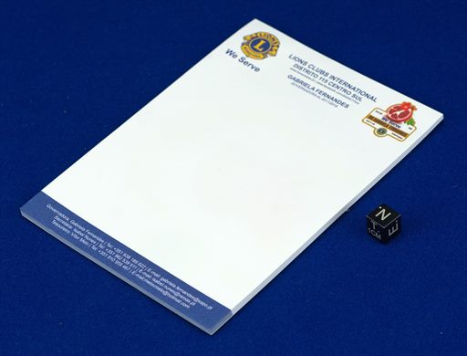 Lions Clubs International - Distrito 115 Centro Sul - Gabriela Fernandes 2017-2018 - Bloco de notas