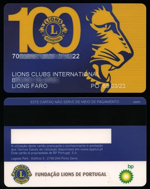 Lions Clubs International - Cartao BP