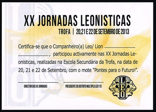 Leo - XX Jornadas Leonisticas - Trofa - 2013-09-20