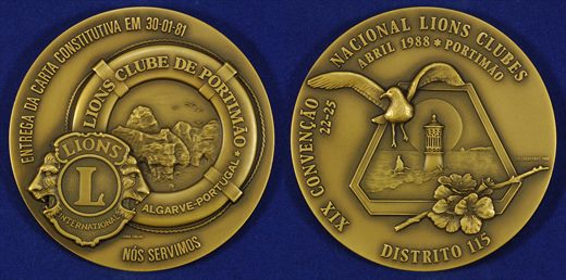 1988 - XIX Convencao Nacional Lions Clubes Distrito 115 1988-04