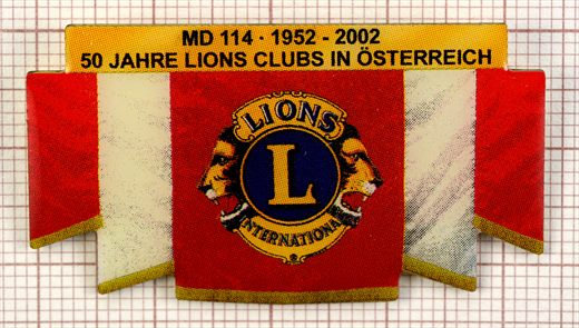 Austria - MD114 - 50 Anos Lions - Clubes na Austria 1952-2002