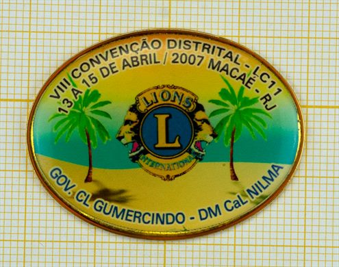 Brasil-Rio de Janeiro - VIII Convencao Distrital LC11 - Macae - 2007 - Gov CL Gumercindo DM Cal Nilma