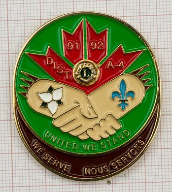 Canada - Distrito A-4 - Unidos Permanecemos - 1991-1992