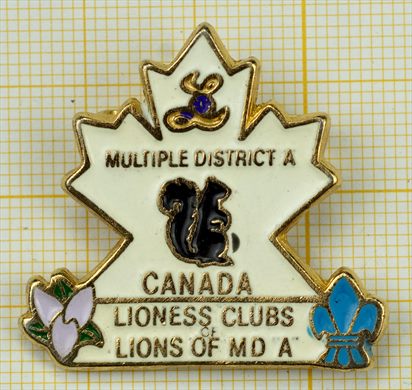 Canada - Distrito Multiplo - A - Esquilo - Lions Clubes e Lions of MD A
