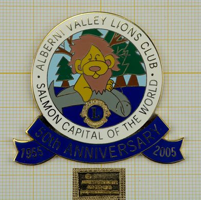 Canada-British Columbia Alberni Valley Lions - Clube Salmon Capital of the World 50th Anniversary 1955-2005