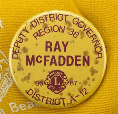 Canada - Distrito A-12 - Region 36 Ray McFadden Deputy Distrito Governador 1986-1987