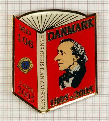 Dinamarca MD106 Hans Christian Andersen 1805-2005 2 April 2005