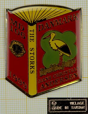 Dinamarca-MD 106 Skors The Stork Hans Christian Andersen 1999