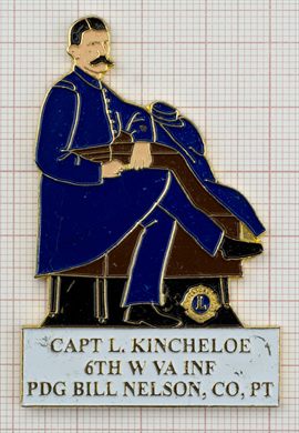 Estados Unidos-West Virginia Capt L Kincheloe 6th West Virginia Infantry PDG Bill Nelson