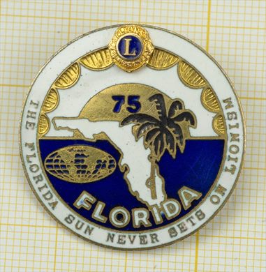 Estados Unidos-Florida 1975 The Florida Sun Never Sets on Lionismo