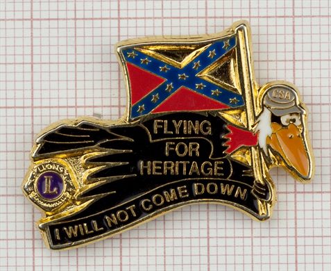 Estados Unidos-Confederate States CSA Flying for Heritage I Will Not Come Down