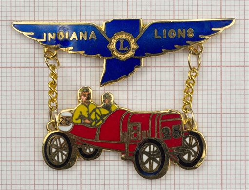 Estados Unidos-Indiana Convencao Internacional Chicago 1980 Indiana - Lions 25 Carro Antigo