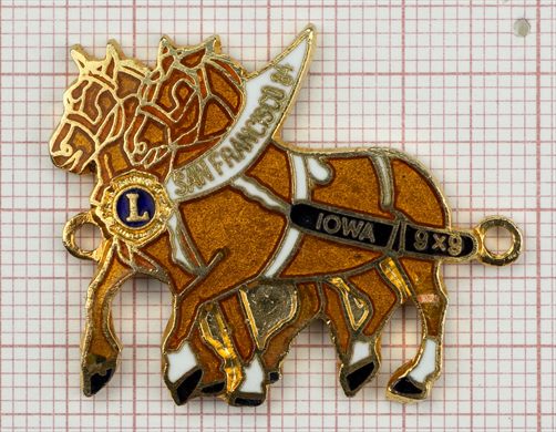 Estados Unidos-Iowa 9x9 San Francisco - Convencao Internacional 1984