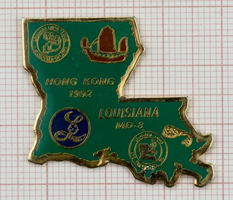 Estados Unidos Louisiana MD8 Hong Kong Convencao Internacional 1992