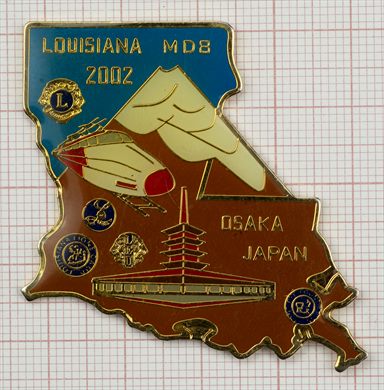 Estados Unidos Louisiana MD8 Osaka Japao Convencao Internacional 2002