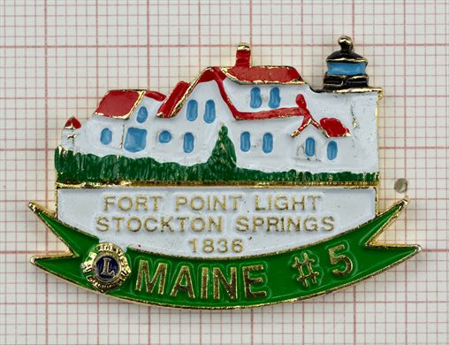 Estados Unidos Maine Fort Point Light Stockton Springs 1836 Number 5