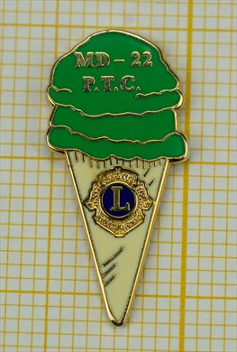 Estados Unidos MD22 PTC Ice Cream Cone Green Big