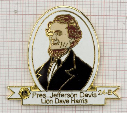 Estados Unidos Virginia Distrito 24-B President Jefferson Davis Lion Dave Harris