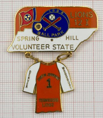 Lions Clube Spring Hill Ball Park Lions 12-I 1988