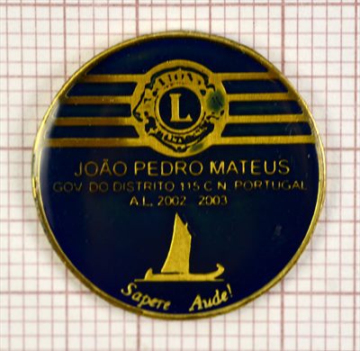 Portugal - Distrito 115 - CN Governador Joao Pedro Mateus Sapere Aude 2002-2003